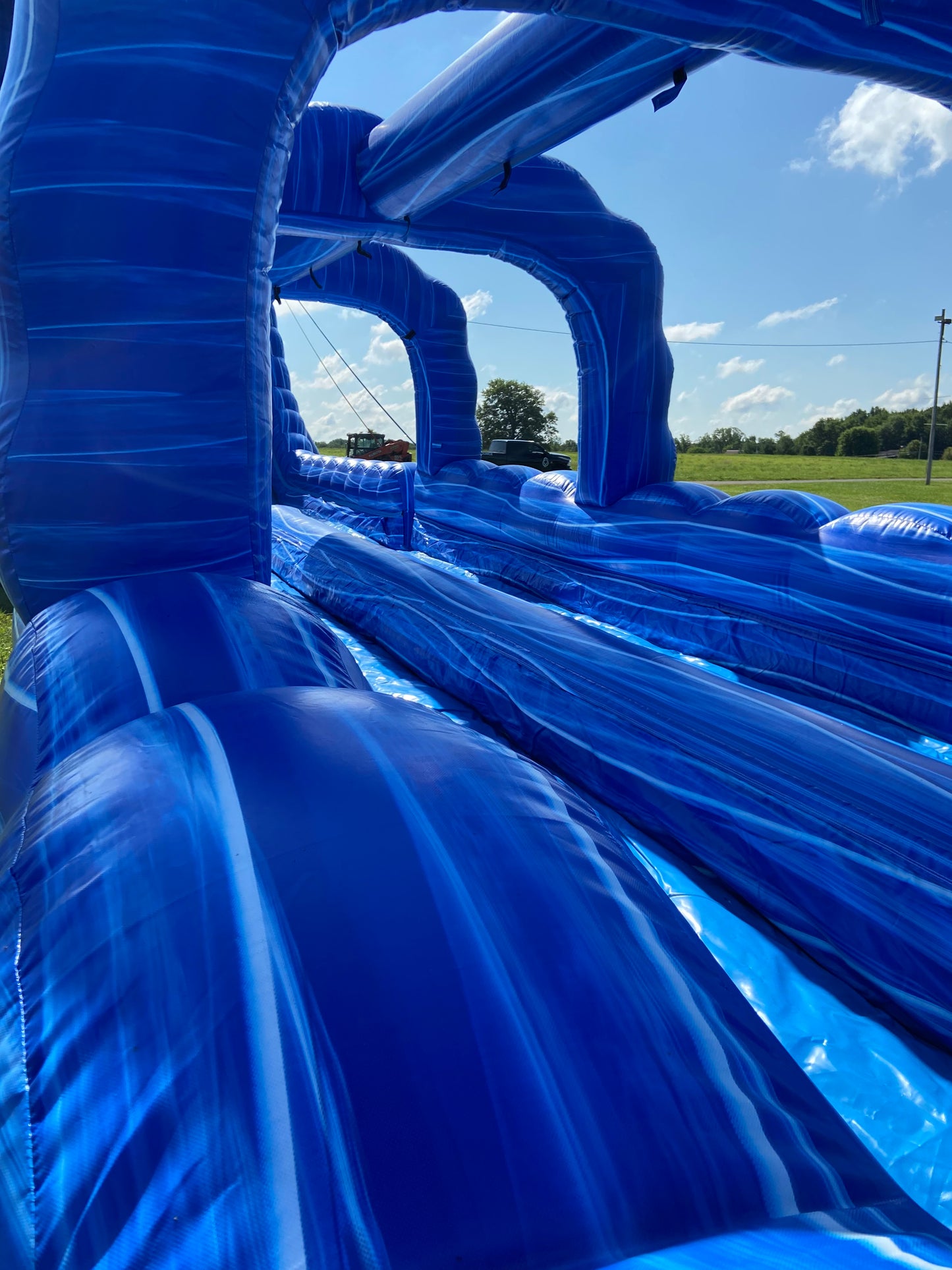 Double Lane Tsunami Wave Water Slide