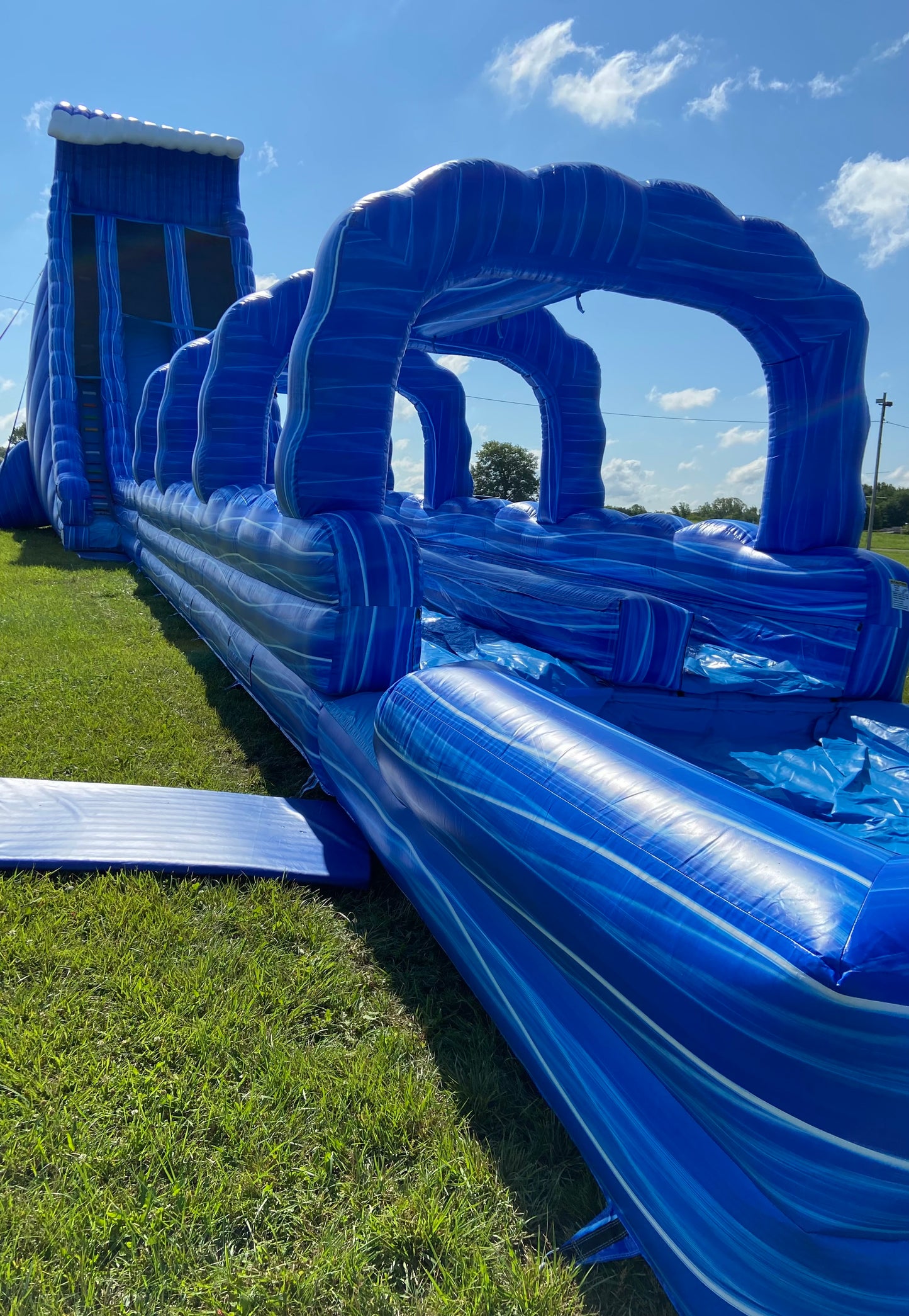 Double Lane Tsunami Wave Water Slide