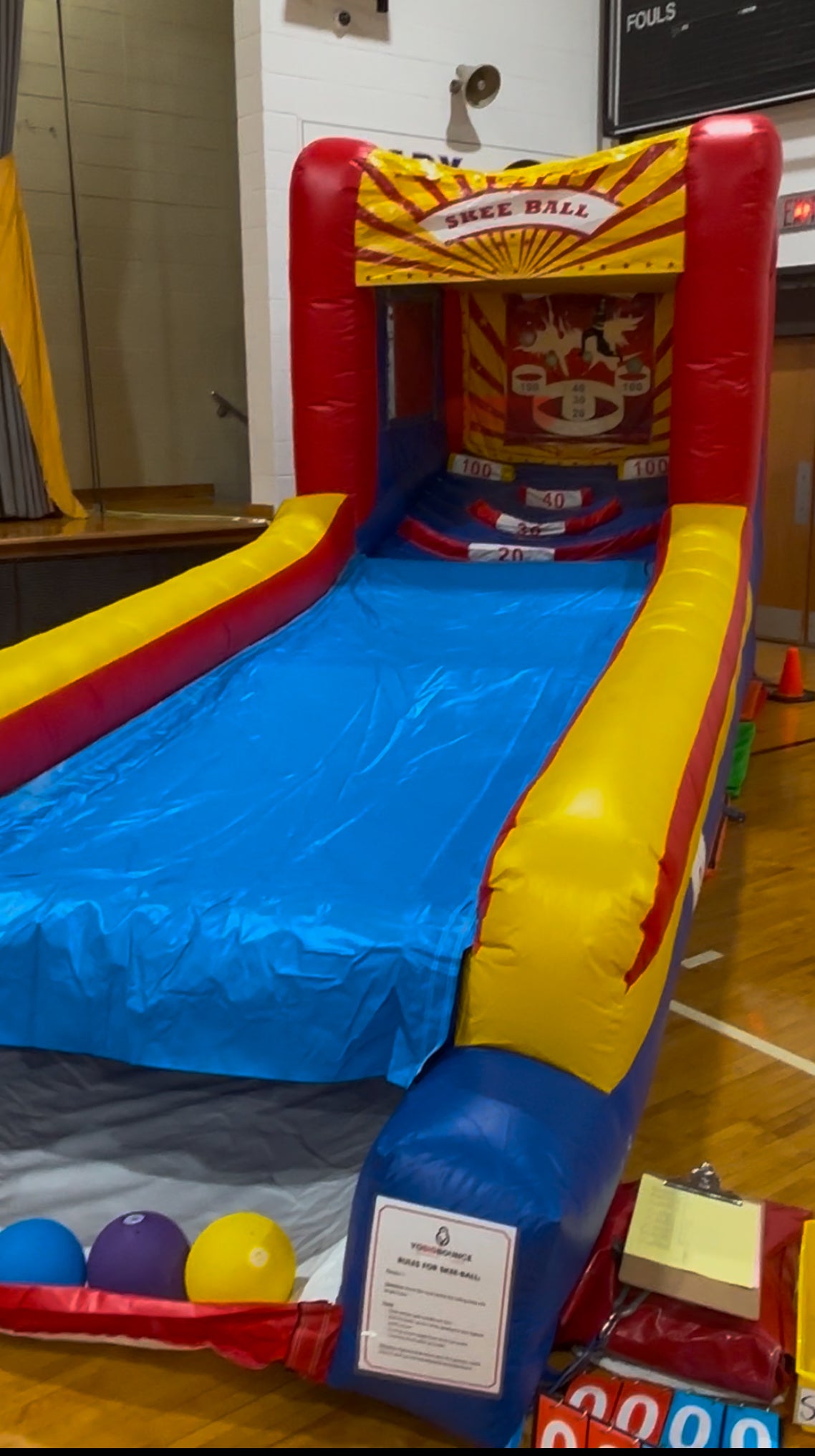 Single Lane Skee-Ball Game