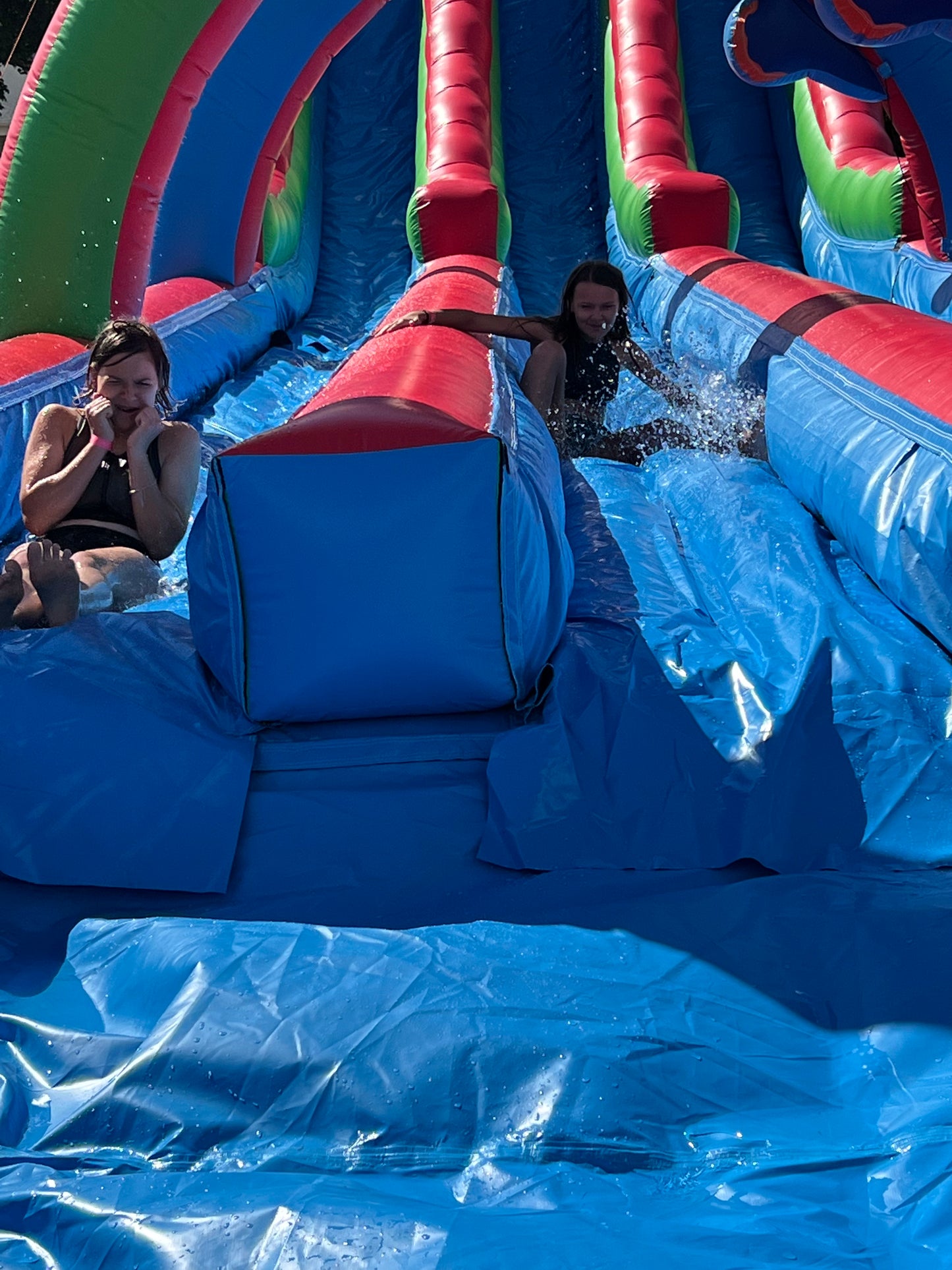 Triple Lane Tidal Wave Water Slide